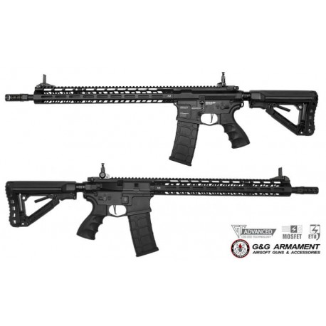 G&G TR16 MBR 556WH BLACK FULL METAL MOSFET M-LOK