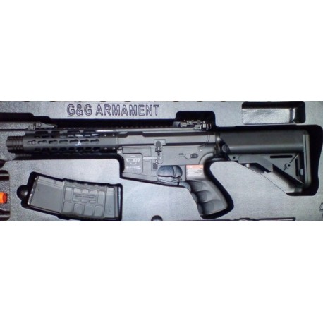 G&G GC16 WILD HOG 7" BLACK FULL METAL MOSFET KEYMOD