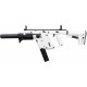 KRYTAC KRISS VECTOR LIMITED EDITION 'ALPINE WHITE' AEG SMG RIFLE (WITH MOCK SUPPRESSOR)