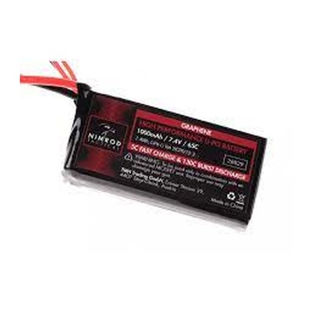 Lipo 7.4V 1000mAh 65C Graphene PEQ Type Nimrod