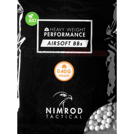 0.40g Bio BB Professional Performance 1000rds Nimrod Pallini Airsoft