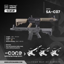 SA-C07 Core Specna Arms M4 NOVESKE CQB KEYMOD
