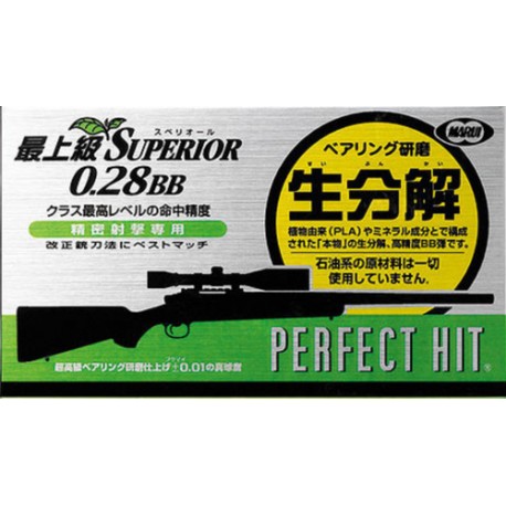 Tokyo Marui Perfect Hit 0,28gr 5,95mm. BIO 500bb Pallini by Tokyo Marui