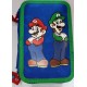 Astuccio portapenne a 3 cerniere Completo Super Mario