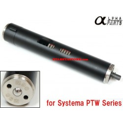 Alpha Parts M90 Cylinder Set for Systema Over 10.5 Inch Inner Barrel PTW M4 Series - Black
