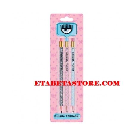 SET 3 MATITE CHIARA FERRAGNI PIGNA