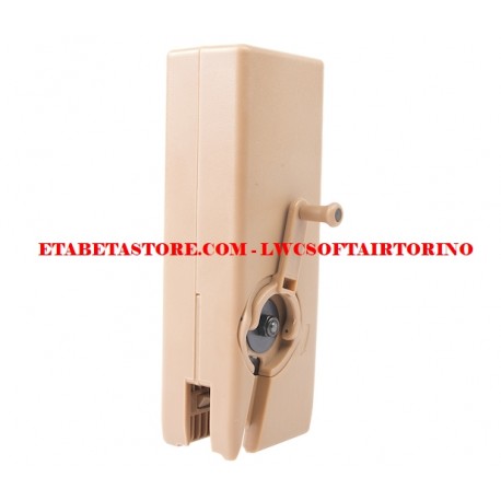 WoSport 1000rds M4 Speedloader (BB Loader) for M4 AEG Magazine - TAN