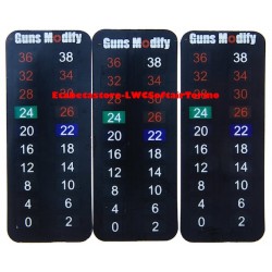 Guns Modify 0-38?C Temperature Index Sticker for GBB Magazines (3 pcs) Indicatore di temperature per caricatori