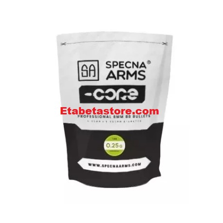 Specna Arms CORE™ BIO 0,25g, 4000 BBs pellets - White
