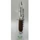 COLTELLO – AERONAUTICA 1 CM. 26,5 Fodero CUOIO Coltello Fornito alla Aereonautica Italiana
