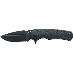 FOX FX-557B Wander Tactical Uro Folding knife stainless steel Niolx pvd Blade, G10 Black Handle