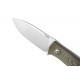 LIONSTEEL M4 CVG Lama fissa con manico  in canvas  Verde