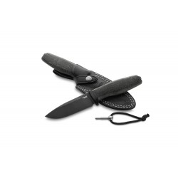 LIONSTEEL Acha - Burlap nero - Lama nera AH B BLB