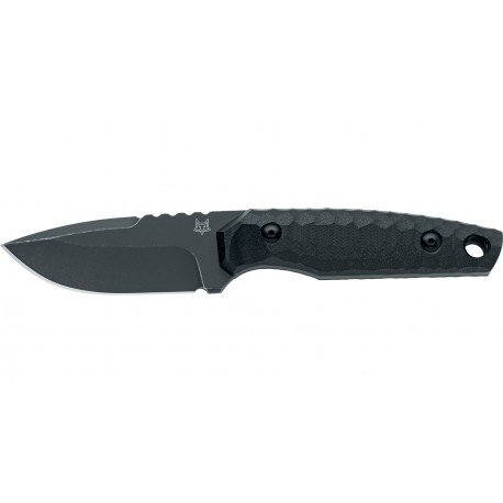 FOX FX-627 G10B FKMD GZ Tatctical KS Original , Lama Fissa acciaio Niolox Antracite Topshield, Manico G10 nero