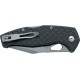 FOX  KITA: coltello chiudibile, lama acciaio Niolox stone washed, manico FRN nero FX-625 BSW