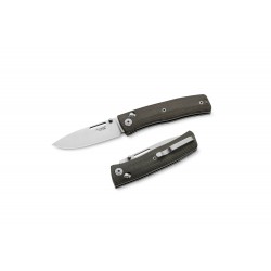 LIONSTEEL NiNi - Canvas verde - Manico intero NN1 CVG