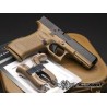 Glock 17 Gen 5 GBB Edizione francese – 1,0 Joule – Bicolore TAN e NERA 