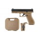 Glock 17 Gen 5 GBB Edizione francese – 1,0 Joule – Bicolore TAN e NERA 