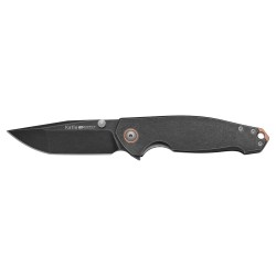 VIPER  KATLA coltello chiudibile, lama acciaio M390 dark stonewashed, manico Titanio dark sw V5984TI
