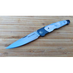 VIPER  KEY COLLEZIONE MADREPERLA coltello chiudibile, lama acciaio M390 satinata, manico Madreperla, mostrina titanio,