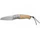 VIPER NOVIS coltello chiudibile, lama acciaio BM390MC satinata, manico legno Ulivo con mostrine Titanio