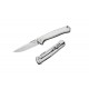 LIONSTEEL Emmet Titanium - Titanio Flat / Lama Stone washed EM01 FL
