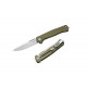 LIONSTEEL EMMET Alluminio Verde Hammertone / Lama stone washed EM01A GS