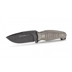 VIPER  DAVID EVOLUTION coltello fisso, lama acciaio D2 stonewashed, manico Canvas verde