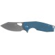 Fox Yaru FX-527TI Stonewashed Blue Titanium coltello da tasca, Jesper Voxnaes design