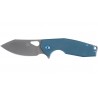 Fox Yaru FX-527TI Stonewashed Blue Titanium coltello da tasca, Jesper Voxnaes design