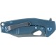 Fox Yaru FX-527TI Stonewashed Blue Titanium coltello da tasca, Jesper Voxnaes design