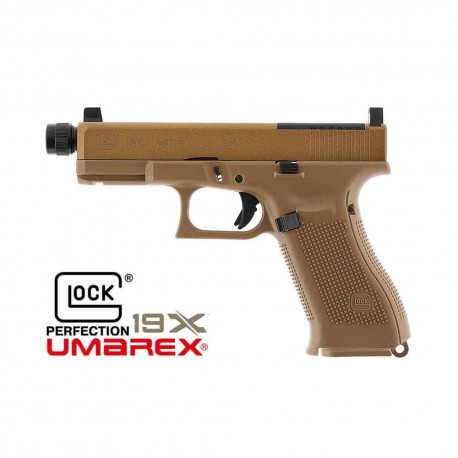 Umarex GLOCK 19X MOS CO2 Coyote 6mm airsoft