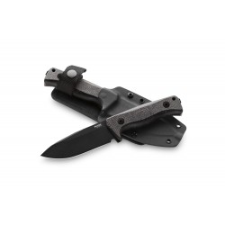 LIONSTEEL T4 - Burlap nera / Old Black T4B BLB
